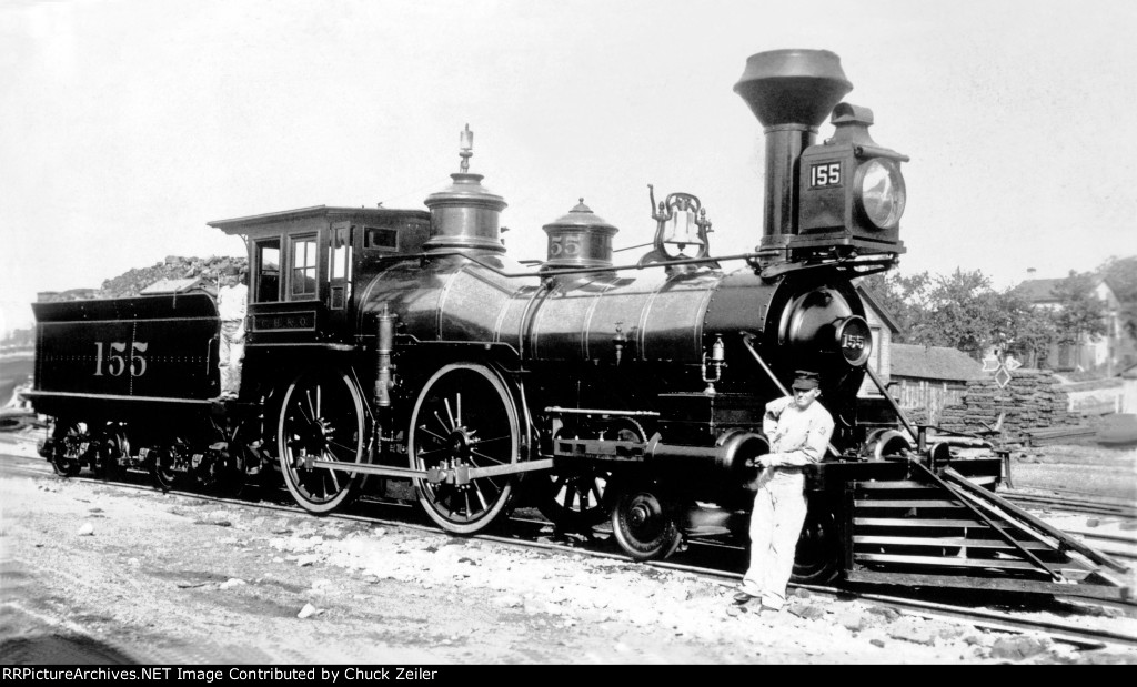 CB&Q 4-4-0 Class A-2 155